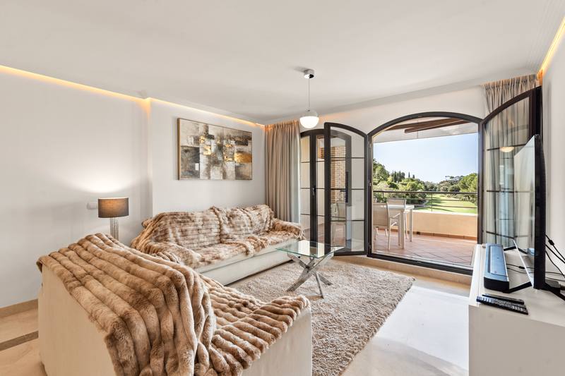 Salón, Apartamento de golf en Los Arqueros