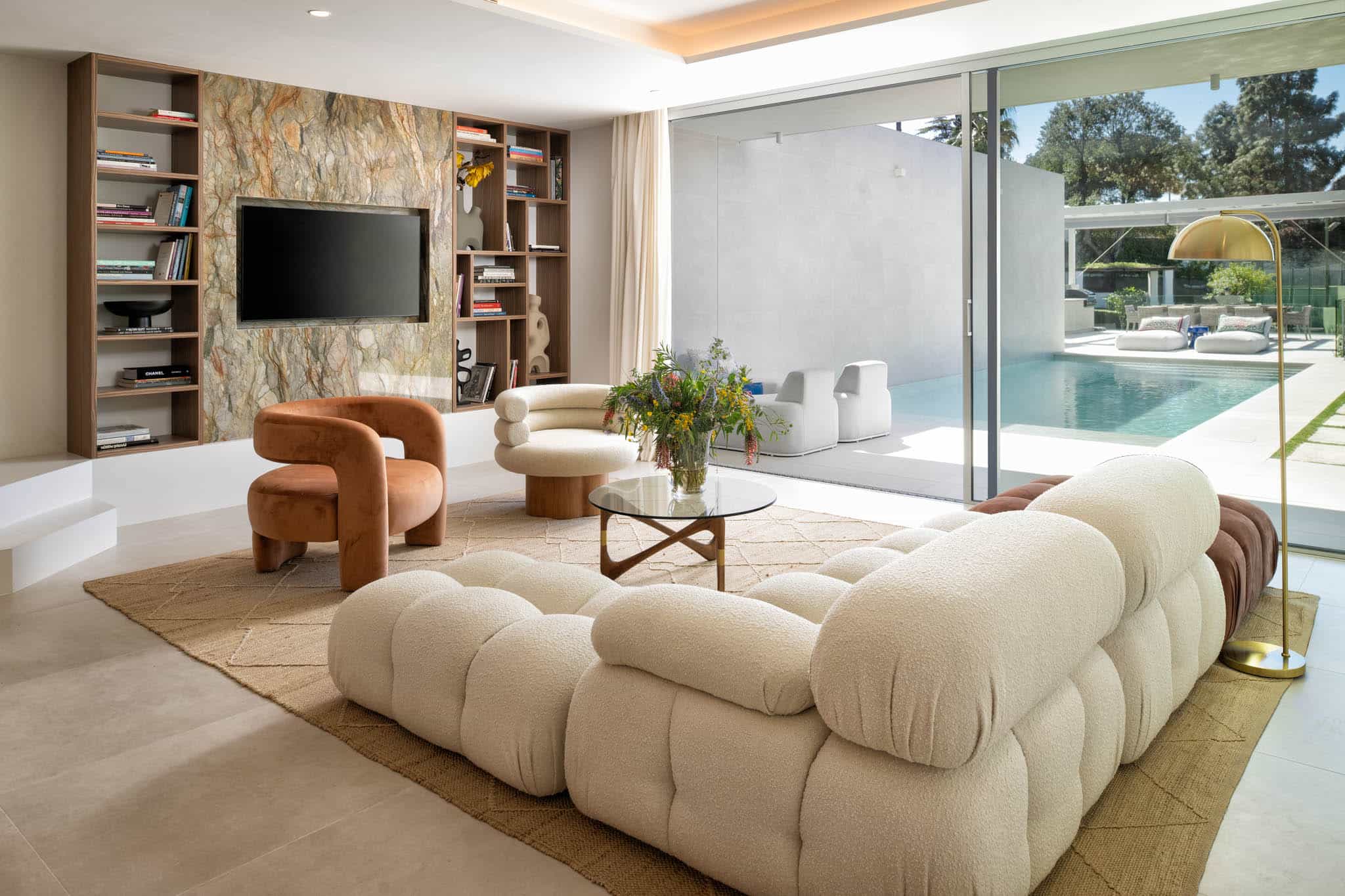 Luxury villa pool Marbella